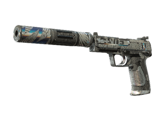 USP-S | Spiral Glitch (Battle-Scarred)