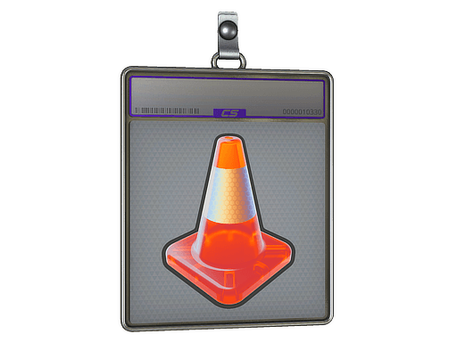 Sticker Slab | Cone Zone (Holo)